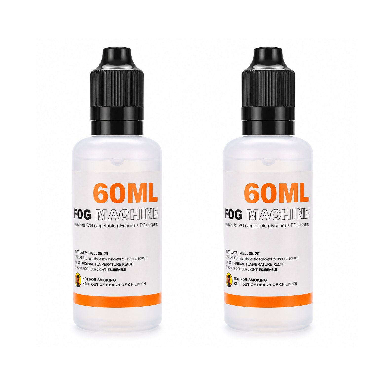 LENSGO Fluido de máquina de niebla, para máquina de humo LENSGO , 60ml x 2 botellas